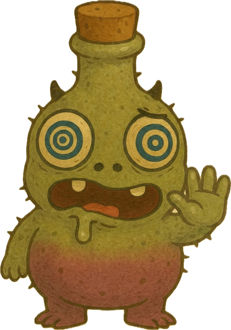 暈眩的守門員小怪物